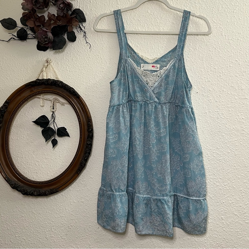 Velvet by Graham & Spencer 100% silk floral slip dress - Picture 1 of 9